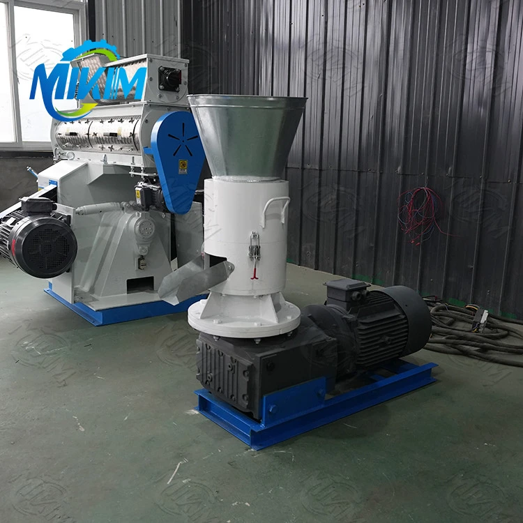 Máquina de pellet de combustible de madera completamente automática