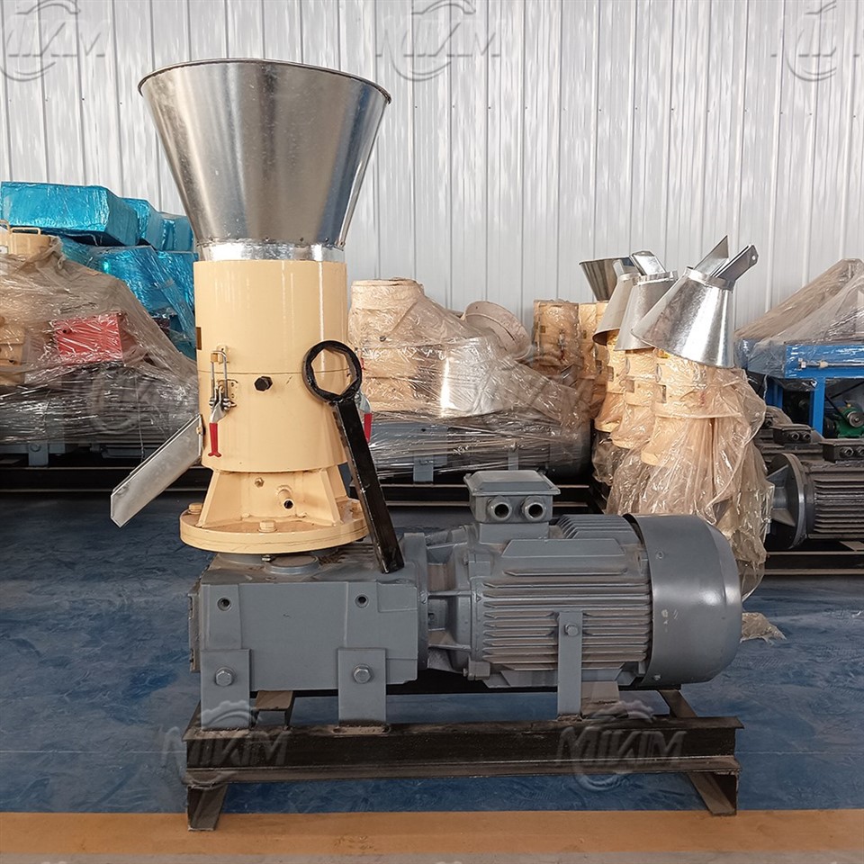 Wood Chip Pellet Maker Machine With Foced Feeder For Making Grass/Alfalfa Pellets suppliers